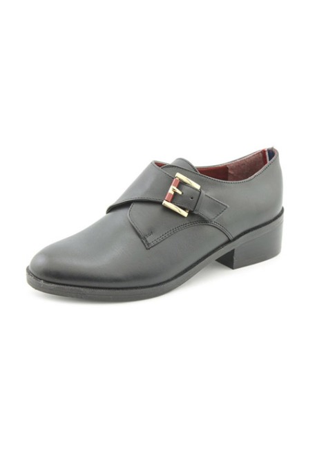 [4373] Tommy Black Shoes