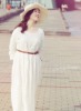 [2043] {주문제작} Creamwhite linen dress